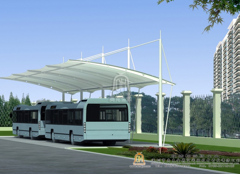 為什么車棚膜結構越來越火?